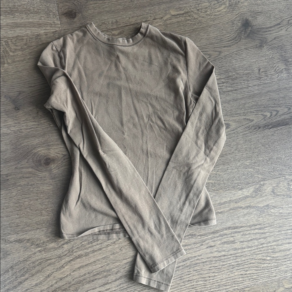 SKIMS light brown long sleeve